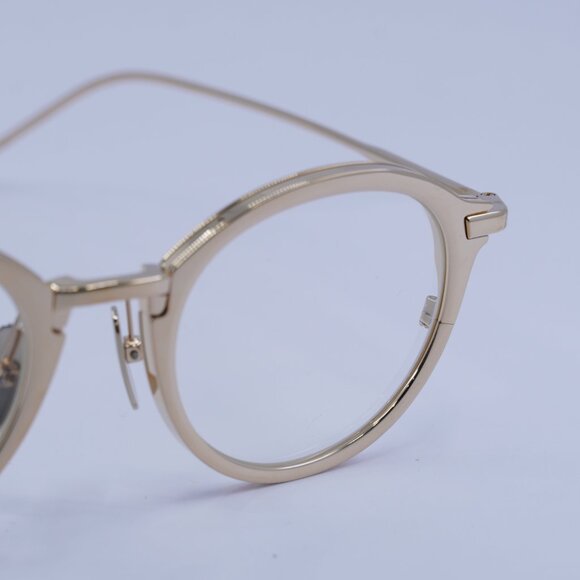 Thom Browne TB-110-C-GLD-48 Eyeglasses Gold 48mm Round Frame - Picture 2 of 11